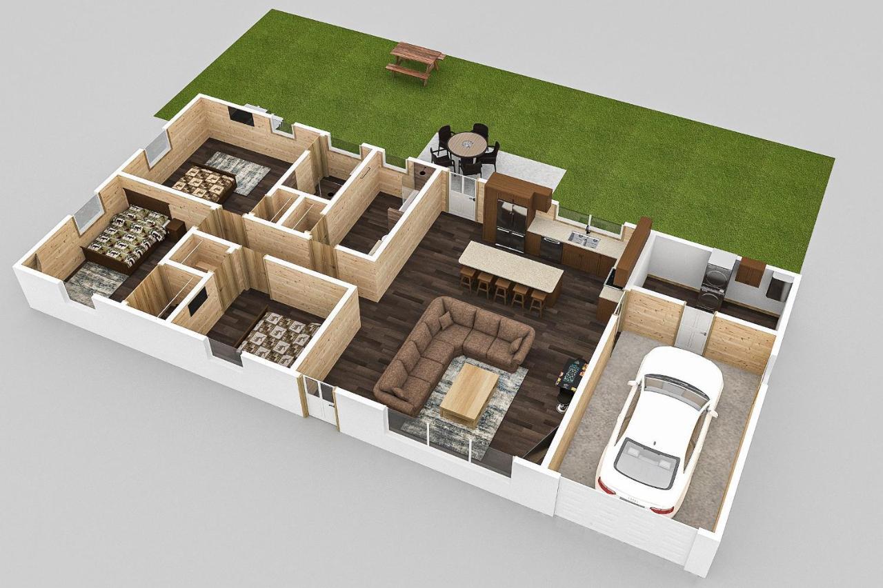 The Brick House: Brand New! 3 Bedroom Home With Private Driveway Pigeon Forge Luaran gambar